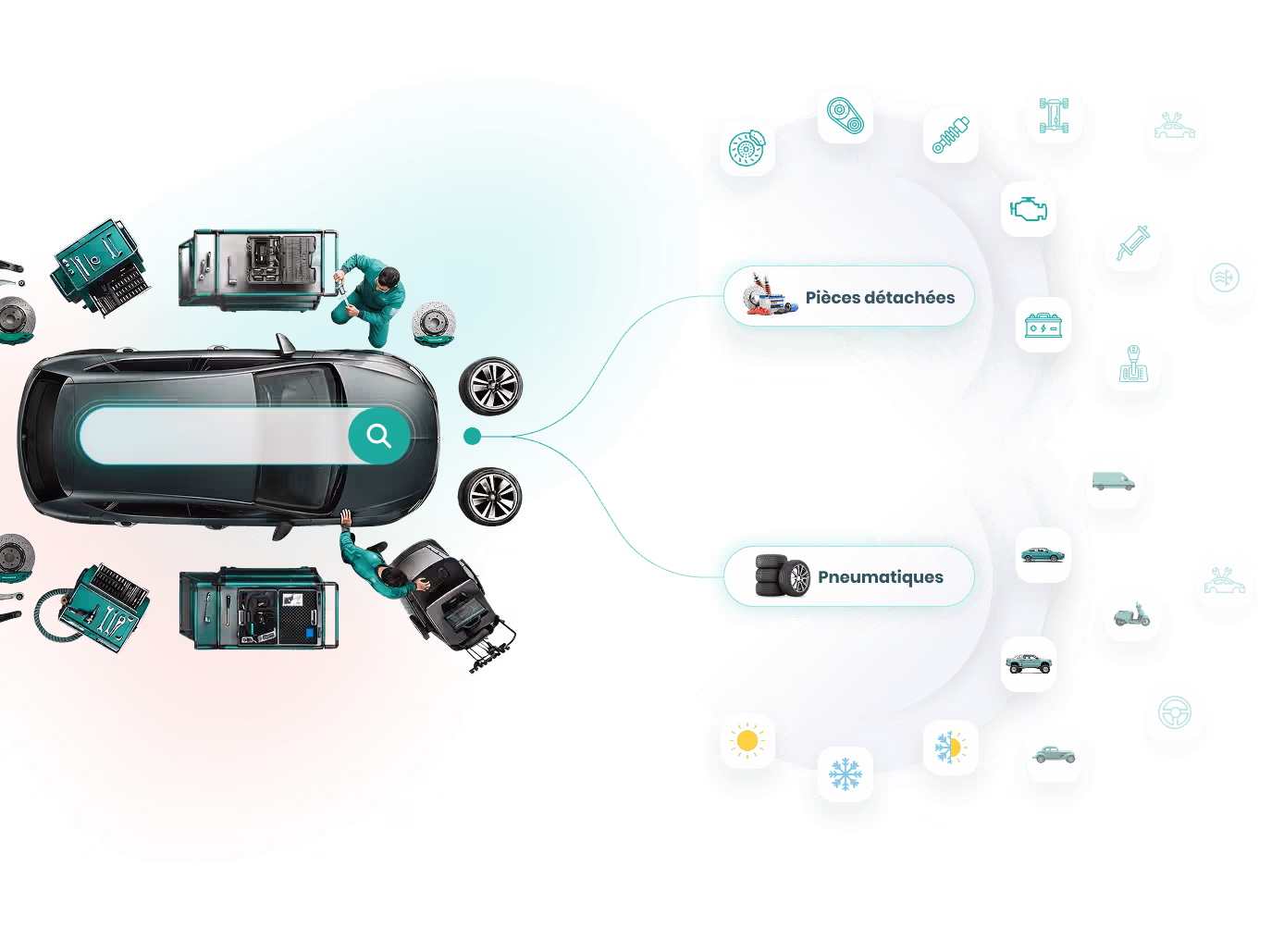 Auto parts search system